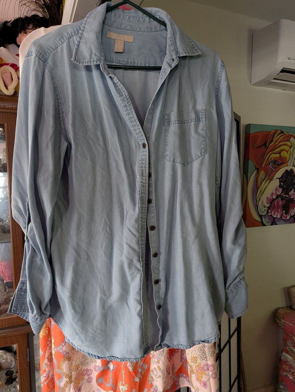 Banana Republic Light Blue Boyfriend Shirt